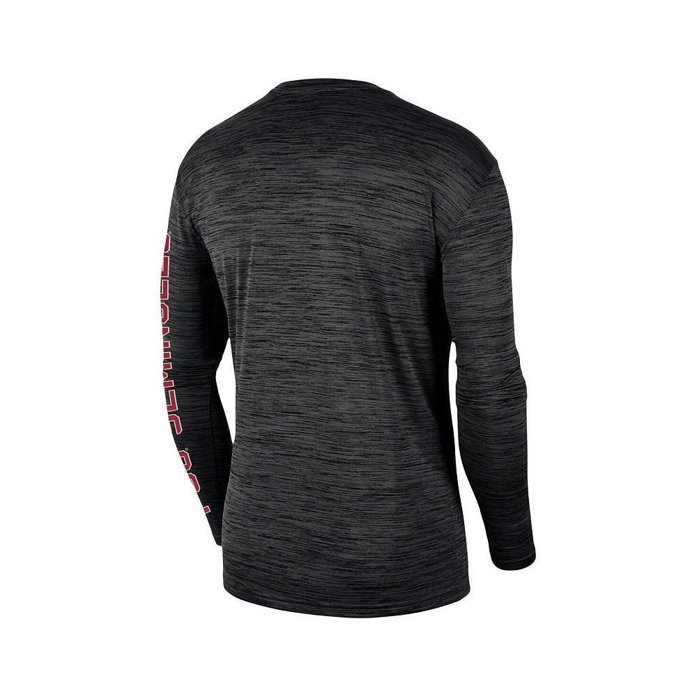 商品NIKE|Men's Black Florida State Seminoles Velocity Legend Team Performance Long Sleeve T-shirt,价格¥224,第5张图片详细描述
