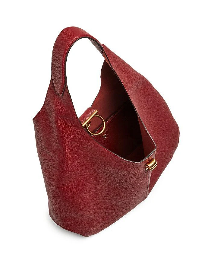 商品Salvatore Ferragamo|Margot Leather Hobo,价格¥6234,第4张图片详细描述