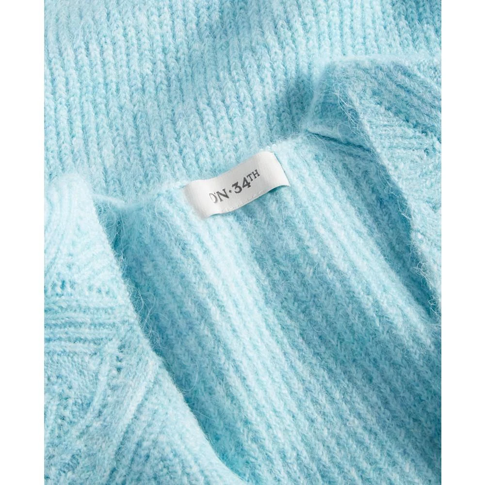 Women's V-Neck Pointelle-Sleeve Sweater, Created for Macy's 商品