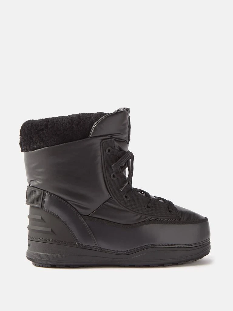 商品Bogner|La Plagne 2 fleece-lined faux-leather snow boots,价格¥977,第1张图片