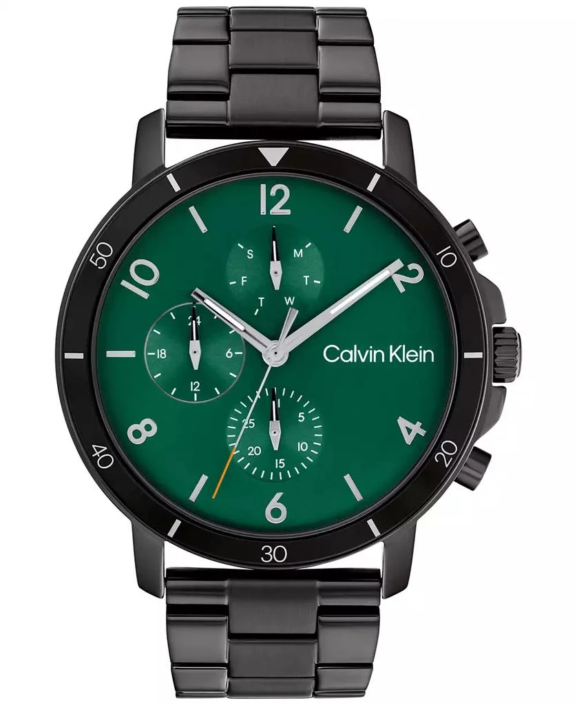 商品Calvin Klein|Men's Gauge Stainless Steel Bracelet Watch 46mm,价格¥510,第1张图片