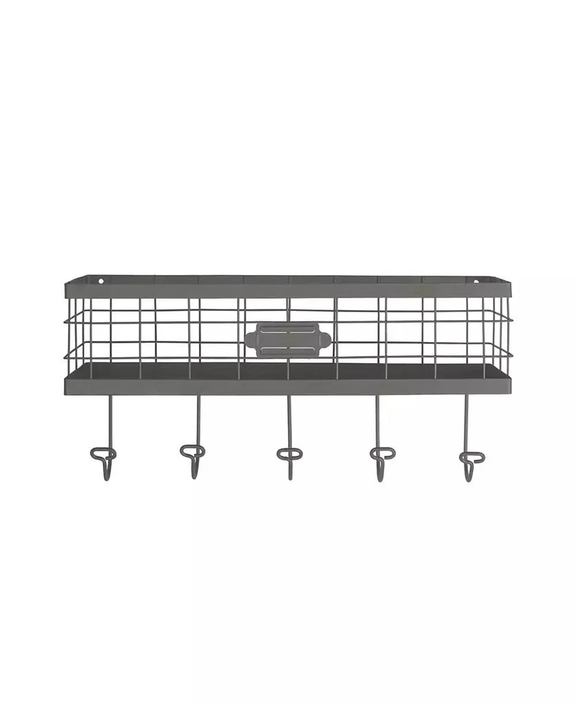 商品Spectrum|Vintage-like Living Wall Mount Basket Hook Station,价格¥344,第1张图片