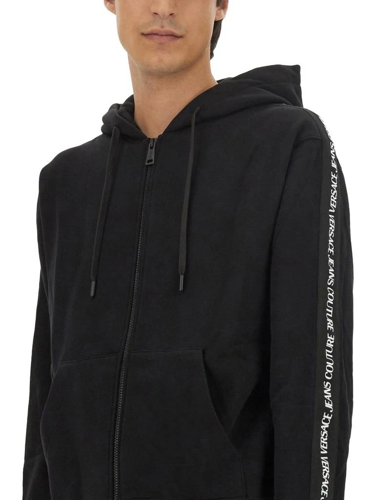 商品Versace|Versace Jeans Couture Zipped Drawstring Hoodie,价格¥1757,第4张图片详细描述