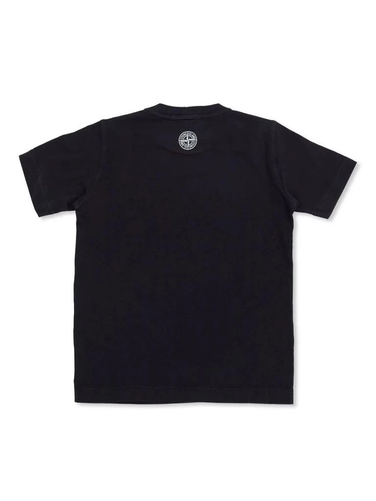 商品Stone Island|Kids T-shirts And Polos Black,价格¥1042,第2张图片详细描述