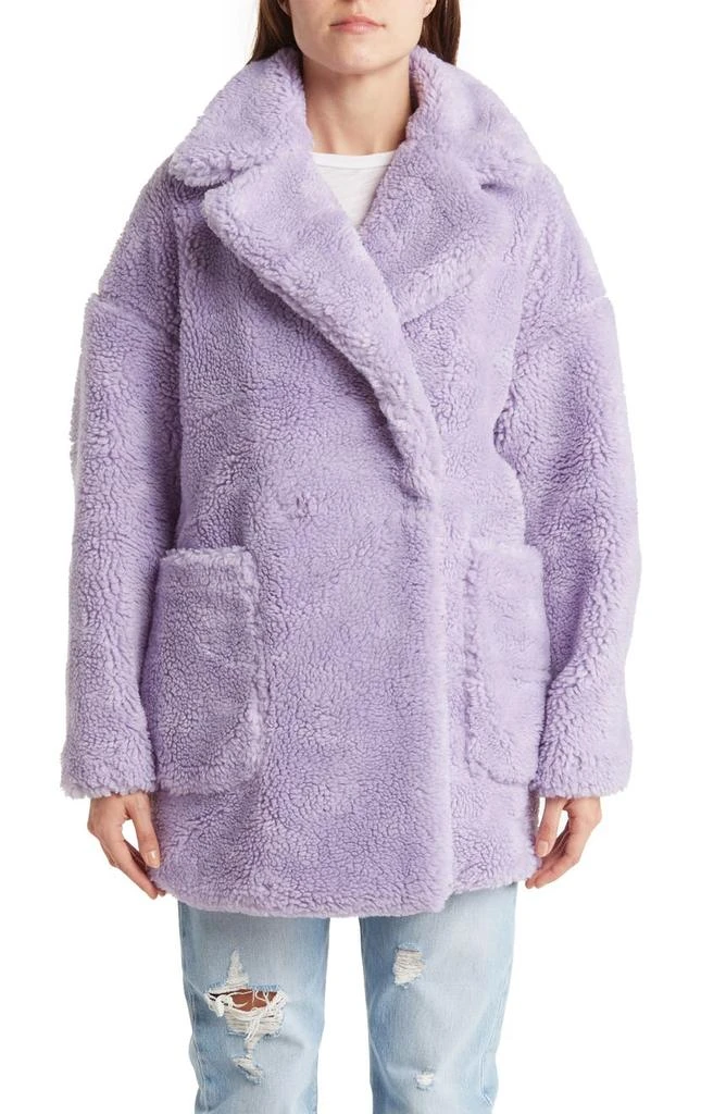 商品Topshop|High Pile Fleece Coat,价格¥450,第3张图片详细描述