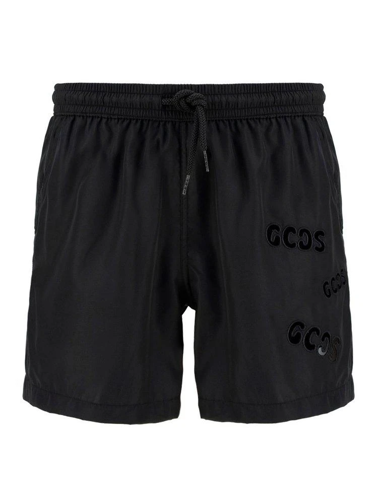 商品GCDS|GCDS Logo Detailed Drawstring Swim Shorts,价格¥714,第1张图片