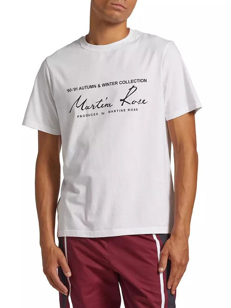 商品Martine Rose|Logo Crewneck T-Shirt,价格¥887,第3张图片详细描述