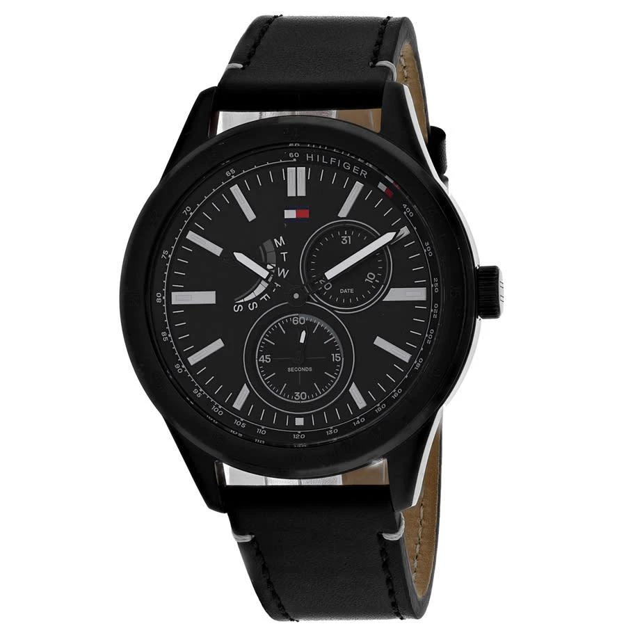 商品Tommy Hilfiger|Austin Quartz Black Dial Men's Watch 1791638,价格¥1042,第1张图片