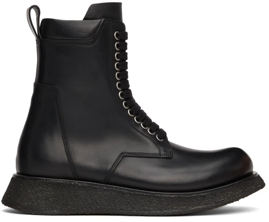 商品Rick Owens|Black Para Boots,价格¥5656,第1张图片