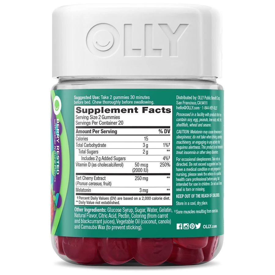 Muscle Recovery Sleep Berry Rested 商品