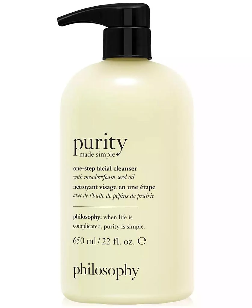 商品philosophy|Purity Made Simple One-Step Facial Cleanser, 22 oz.,价格¥352,第1张图片