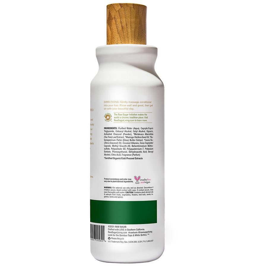 商品Raw Sugar|The Scalp Restore Conditioner Activated Charcoal + Tea Tree + Moringa Oil,价格¥74,第4张图片详细描述