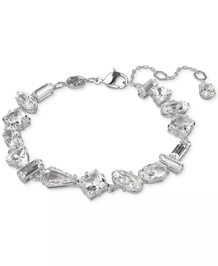 商品Swarovski|Rhodium-Plated Mixed Crystal Flex Bracelet,价格¥1198,第1张图片