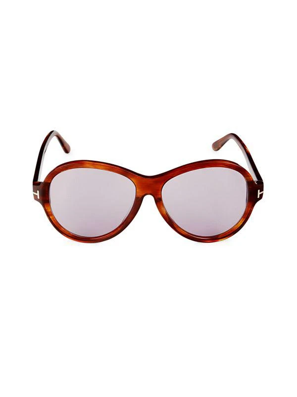 商品Tom Ford|59MM Oval Sunglasses,价格¥1350,第1张图片