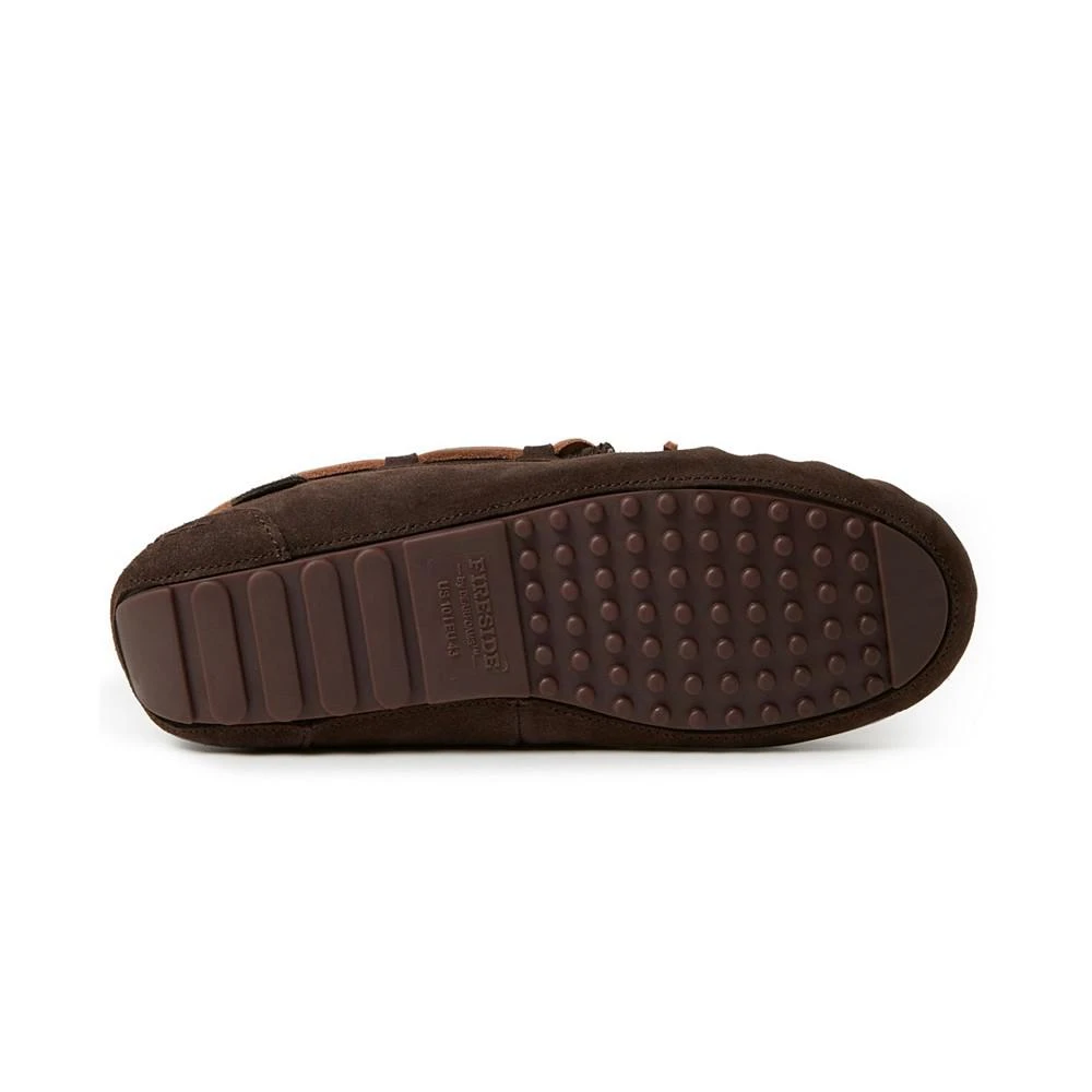 商品Dear Foams|Men's Victor Moccasin Lace Tie Genuine Shearling  Slippers,价格¥684,第4张图片详细描述