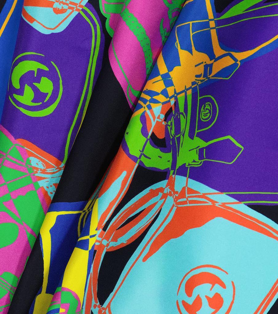商品Gucci|GG真丝围巾,价格¥4303,第6张图片详细描述