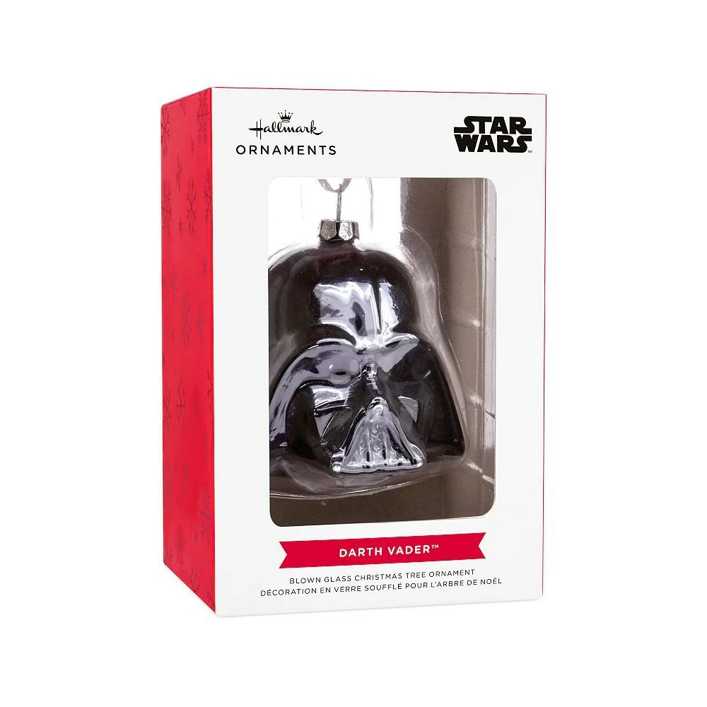 商品Hallmark|Christmas Ornament Star Wars Darth Vader Helmet Blown Glass,价格¥27,第3张图片详细描述