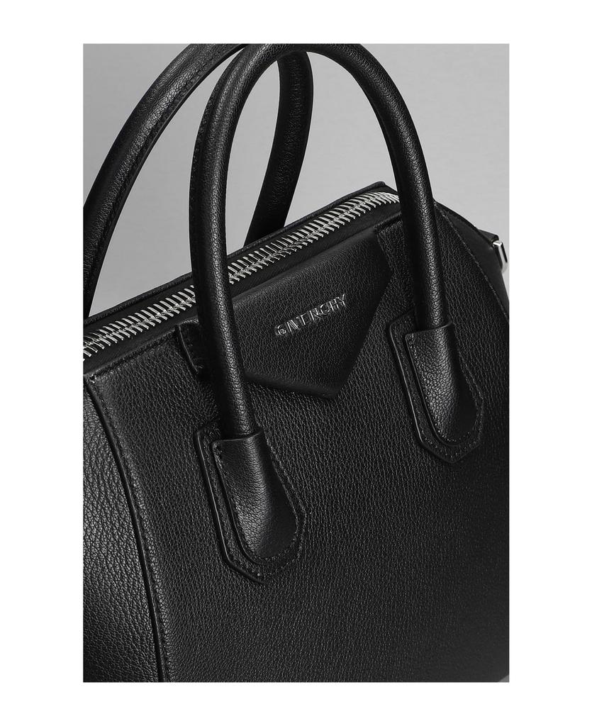 Hand Bag In Black Leather商品第4张图片规格展示