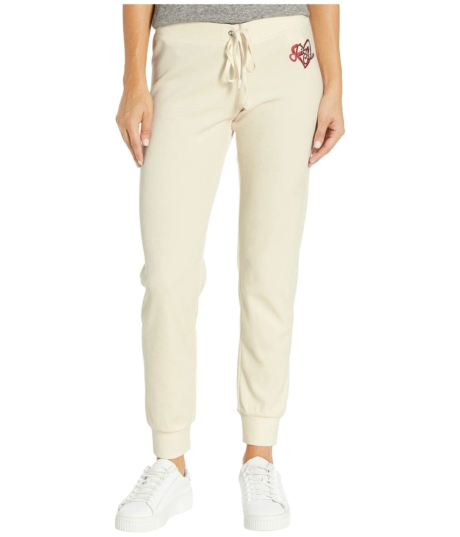 商品Juicy Couture|Juicy Heart Velour Zuma Pants,价格¥143,第1张图片