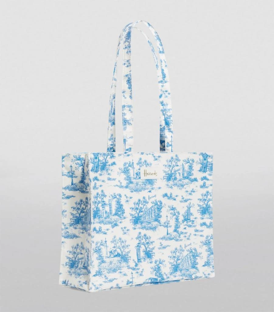 商品Harrods|Toile Shoulder Tote Bag,价格¥371,第4张图片详细描述