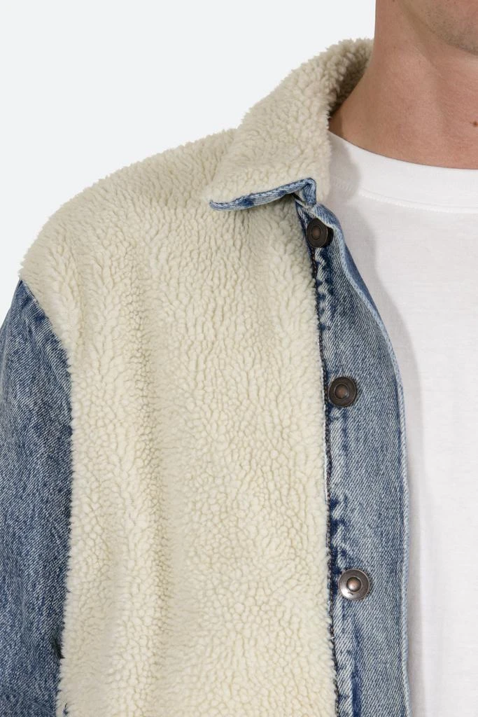 Sherpa Body Trucker Jacket - Blue/White 商品