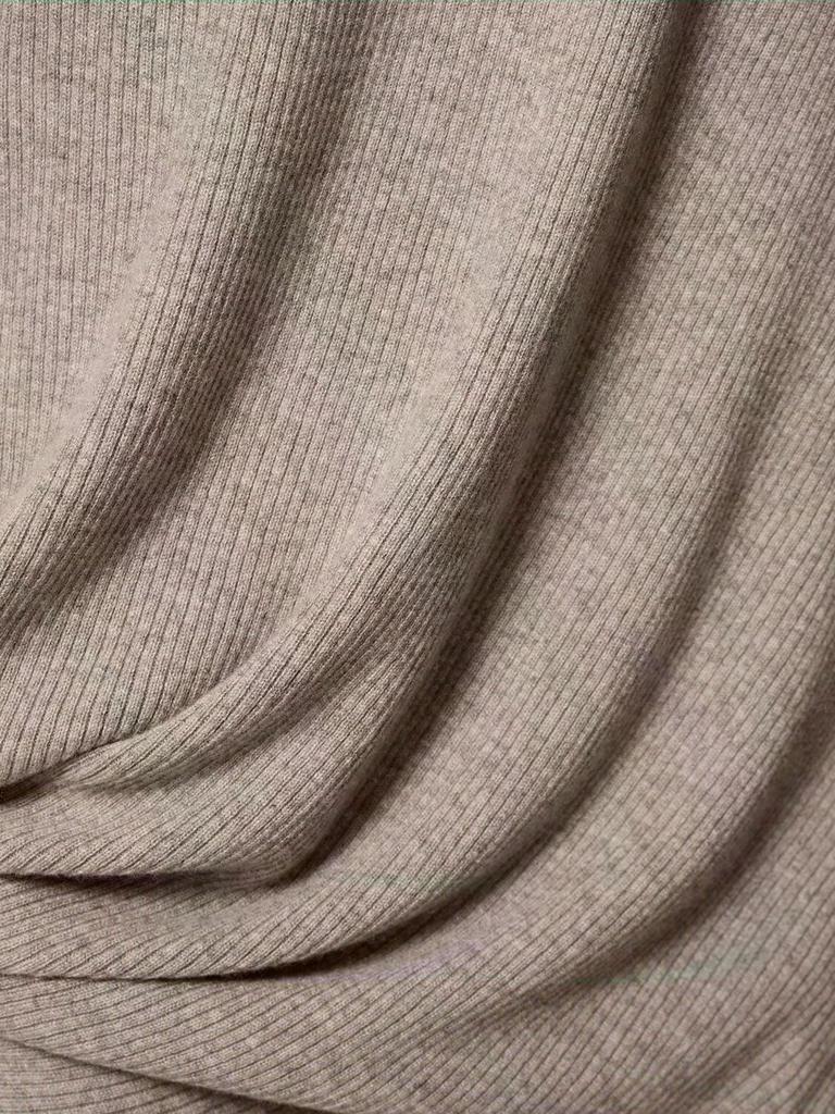 One Shoulder Cashmere Knit Long Caftan商品第3张图片规格展示