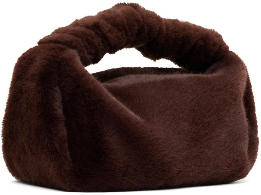 商品Alexander Wang|Brown Scrunchie Top Handle Bag,价格¥1560,第3张图片详细描述