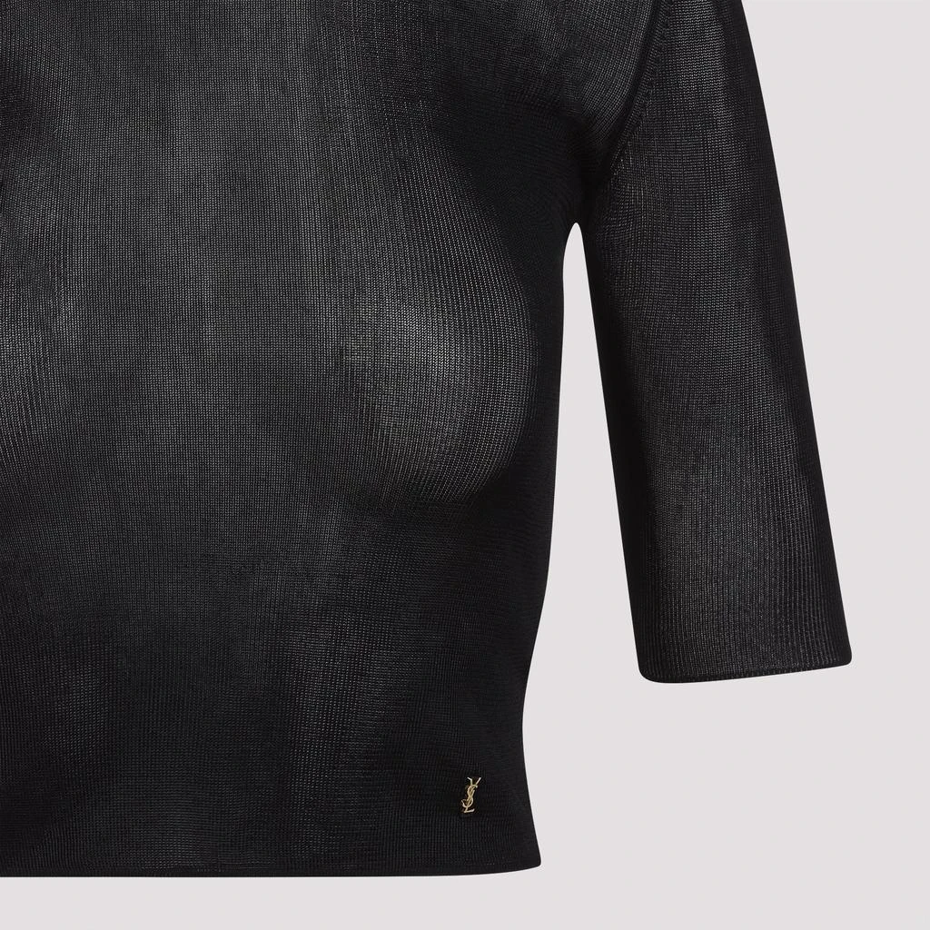 商品Yves Saint Laurent|T-Shirts Black,价格¥3607,第4张图片详细描述