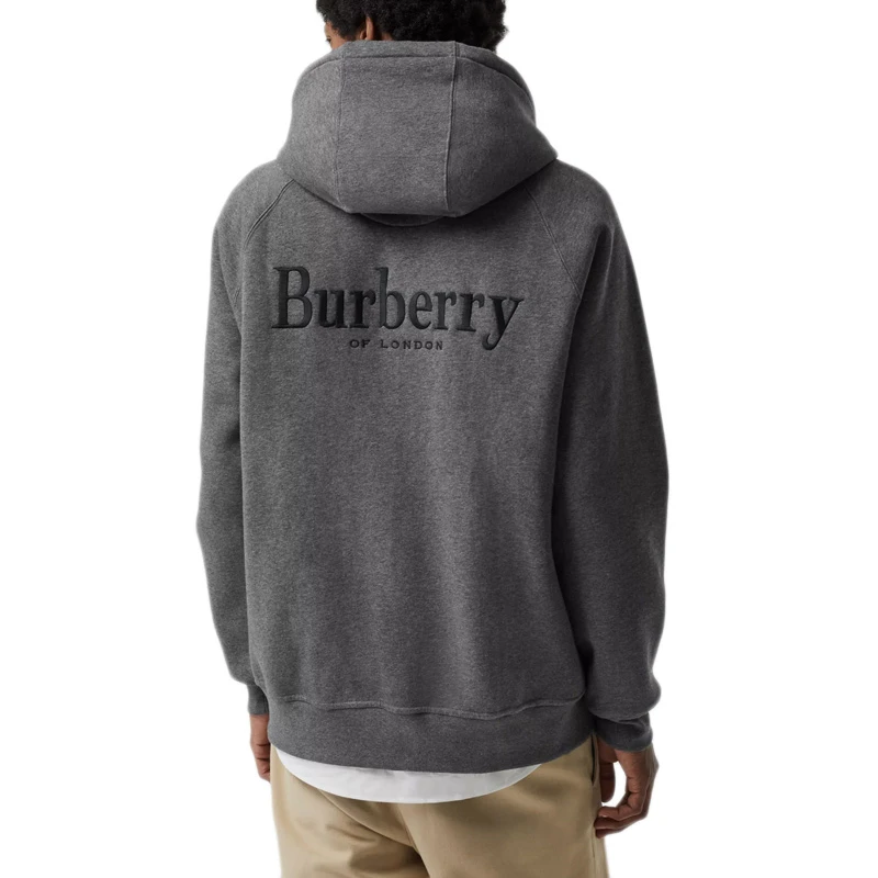 Burberry 博柏利 男士灰色连帽休闲运动外套 8007121 商品