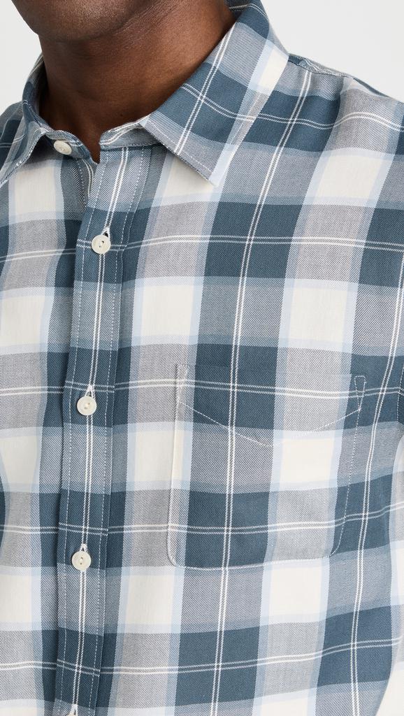 Vince Alps Plaid Long Sleeve Shirt商品第6张图片规格展示