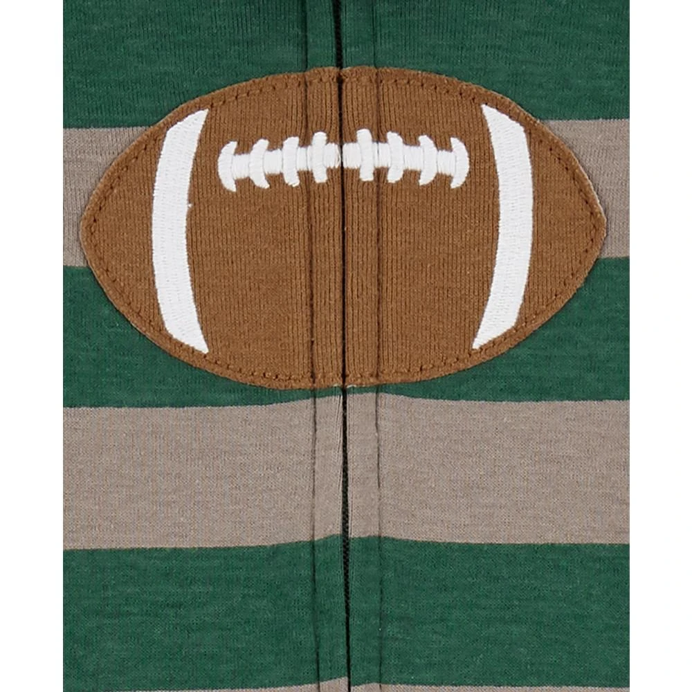 商品Carter's|Toddler Boys 1-Piece Football 100% Snug-Fit Cotton Footed Pajama,价格¥105,第2张图片详细描述