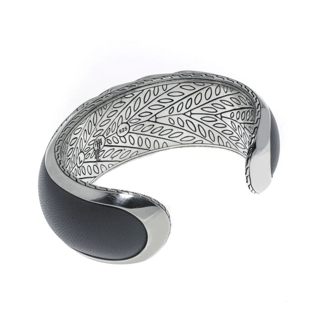 商品John Hardy|John Hardy Women's Leather and Sterling Silver Bracelet,价格¥4439,第3张图片详细描述