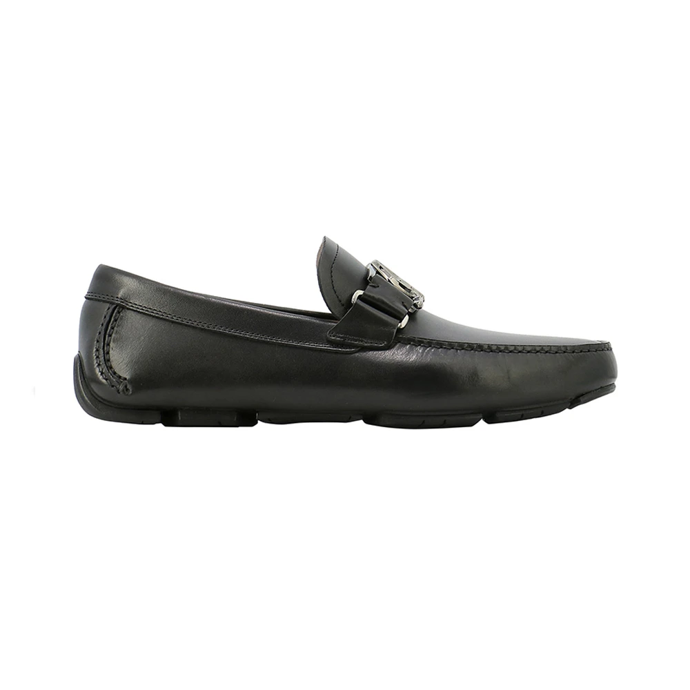 商品Salvatore Ferragamo|SALVATORE FERRAGAMO 男士黑色牛津鞋 02-0144-741584,价格¥3934,第1张图片