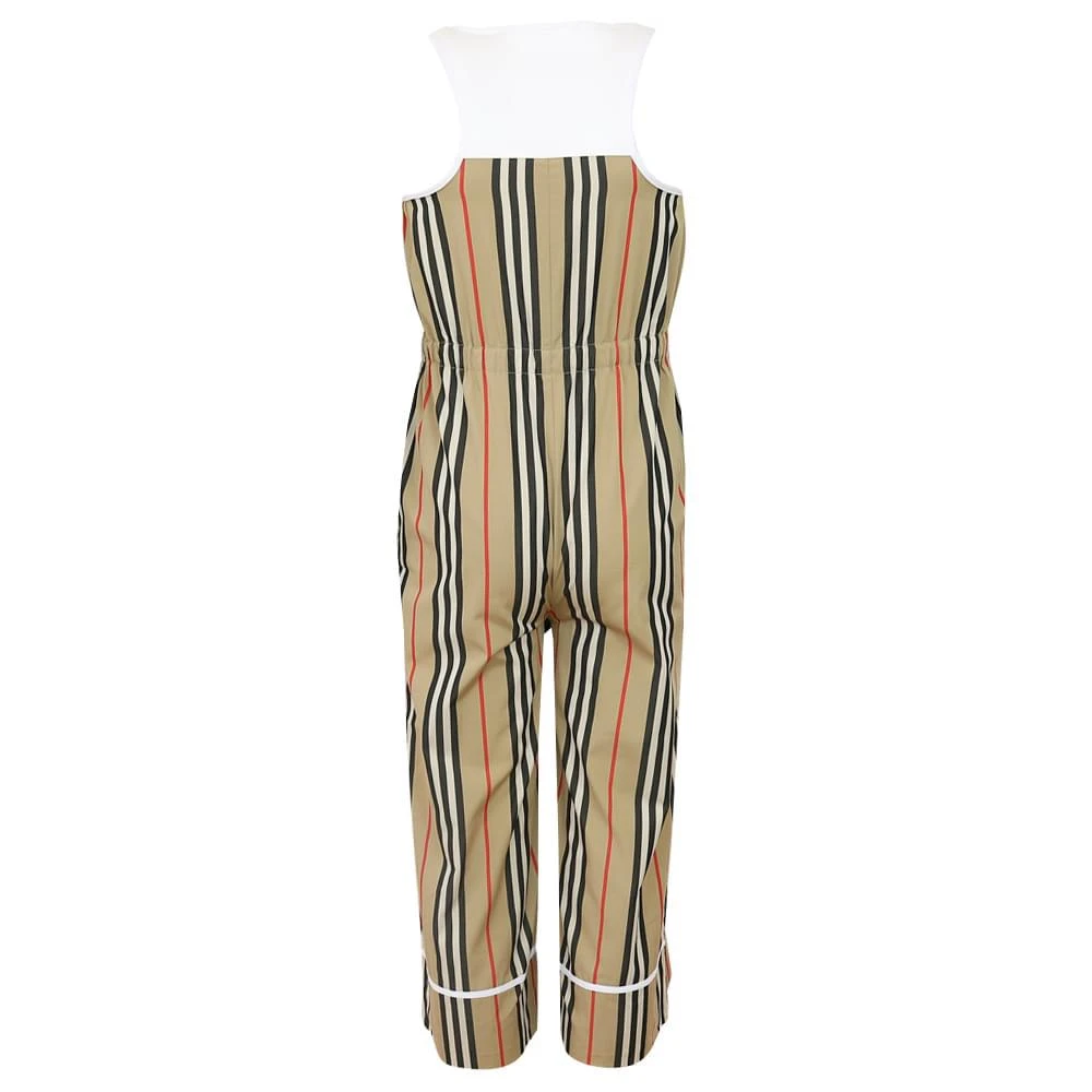 商品Burberry|Ophelia Beige Striped Jumpsuit,价格¥3052,第3张图片详细描述