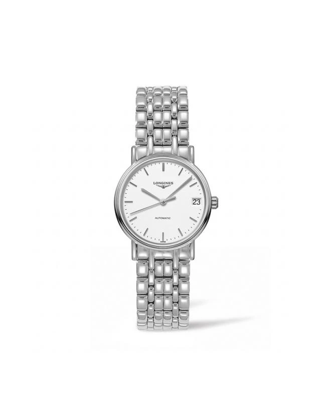 商品Longines|Longines Presence Automatic 30mm White Dial Women's Watch L4.322.4.12.6,价格¥7416,第1张图片