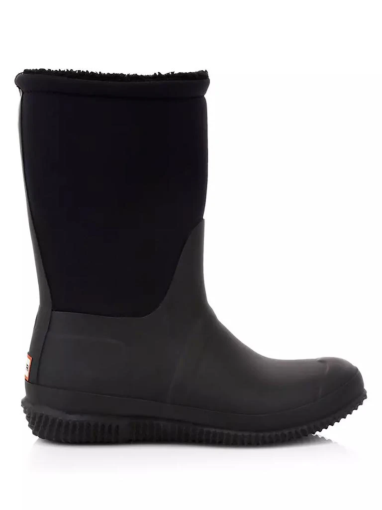 商品Hunter|Roll Top Rubber & Neoprene Faux-Sherpa-Lined Boots,价格¥1067,第1张图片