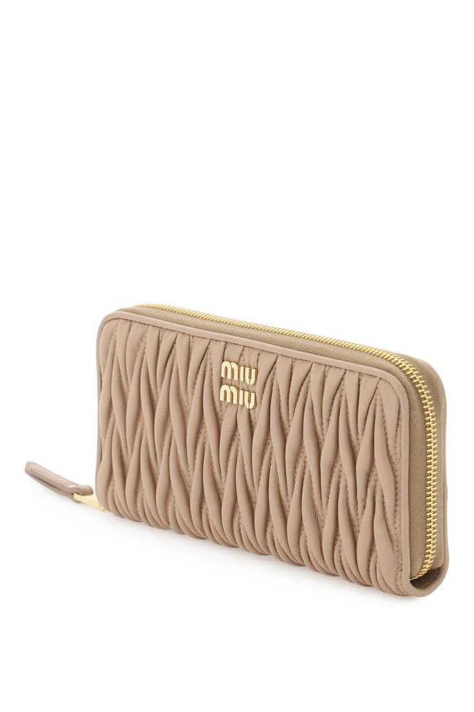 商品Miu Miu|Miu miu matelasse' nappa zip-around wallet,价格¥3423,第1张图片