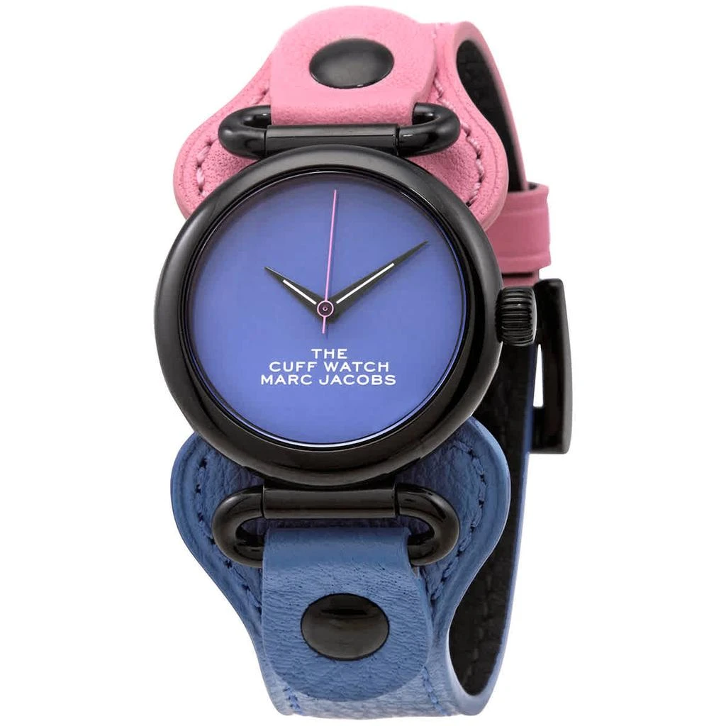 商品Marc Jacobs|The Cuff Quartz Blue Dial Ladies Watch MJ0120179292,价格¥376,第1张图片