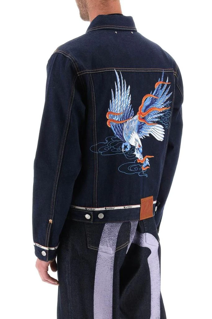 商品Evisu|DENIM JACKET WITH BACK EAGLE EMBROIDERY,价格¥1594,第4张图片详细描述