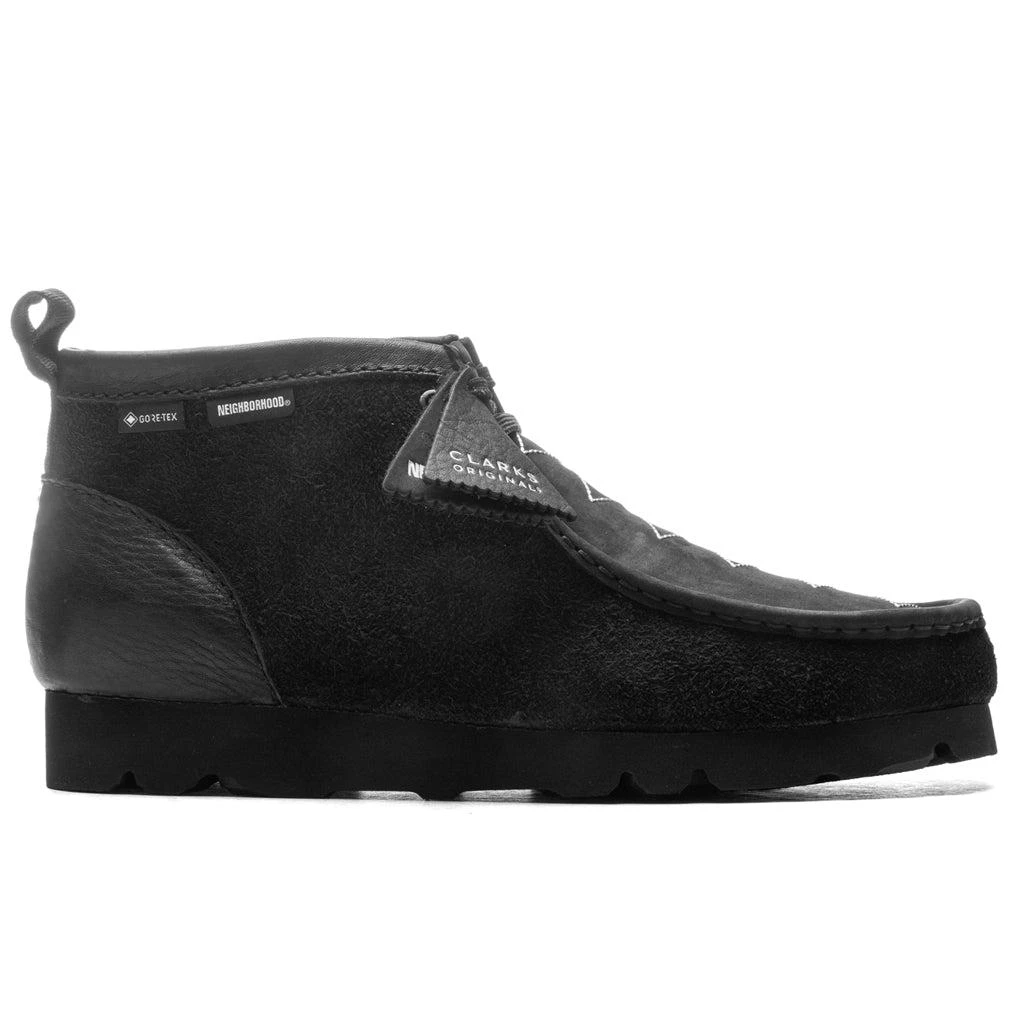 商品Clarks|Clarks x Neighborhood Wallabee BT GTX - Black,价格¥1263,第1张图片