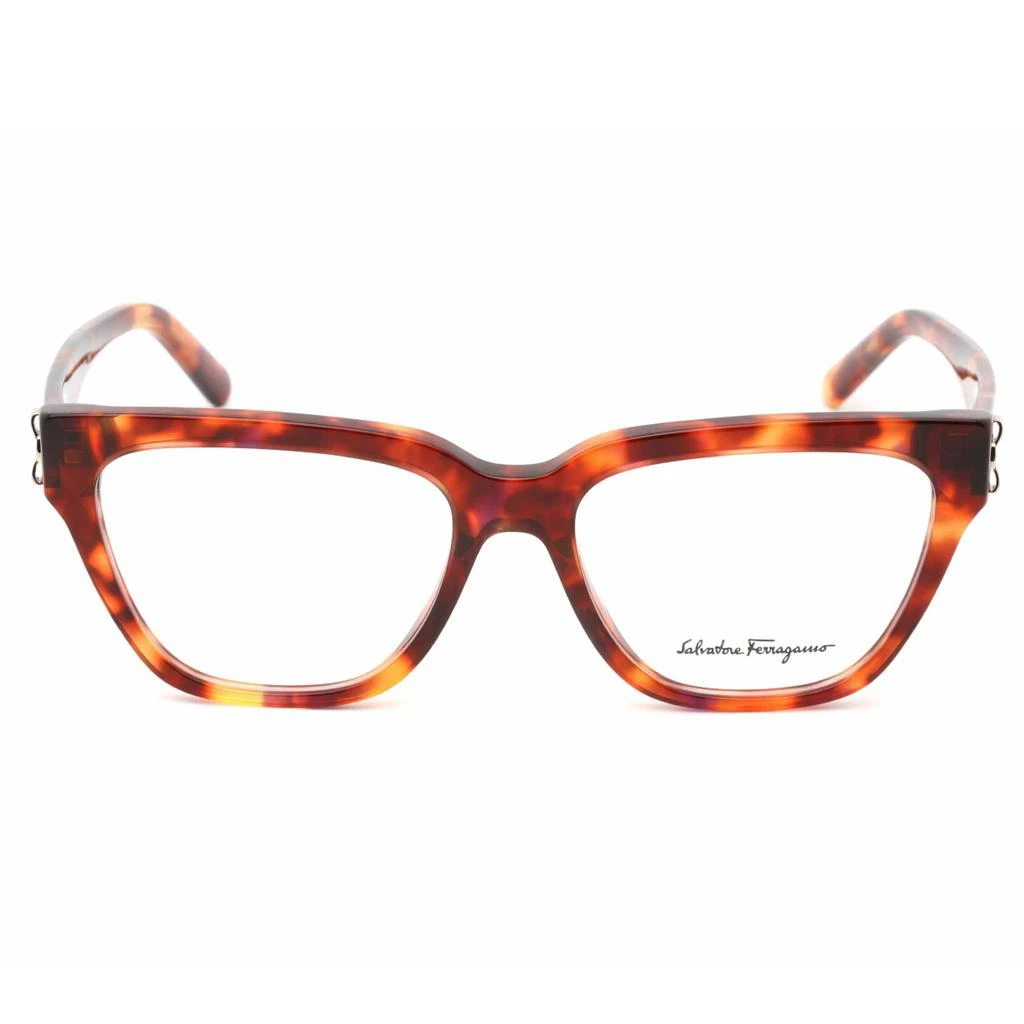 商品Salvatore Ferragamo|Salvatore Ferragamo Women's Eyeglasses - Tortoise Cat-Eye Plastic Frame | SF2893 214,价格¥490,第2张图片详细描述