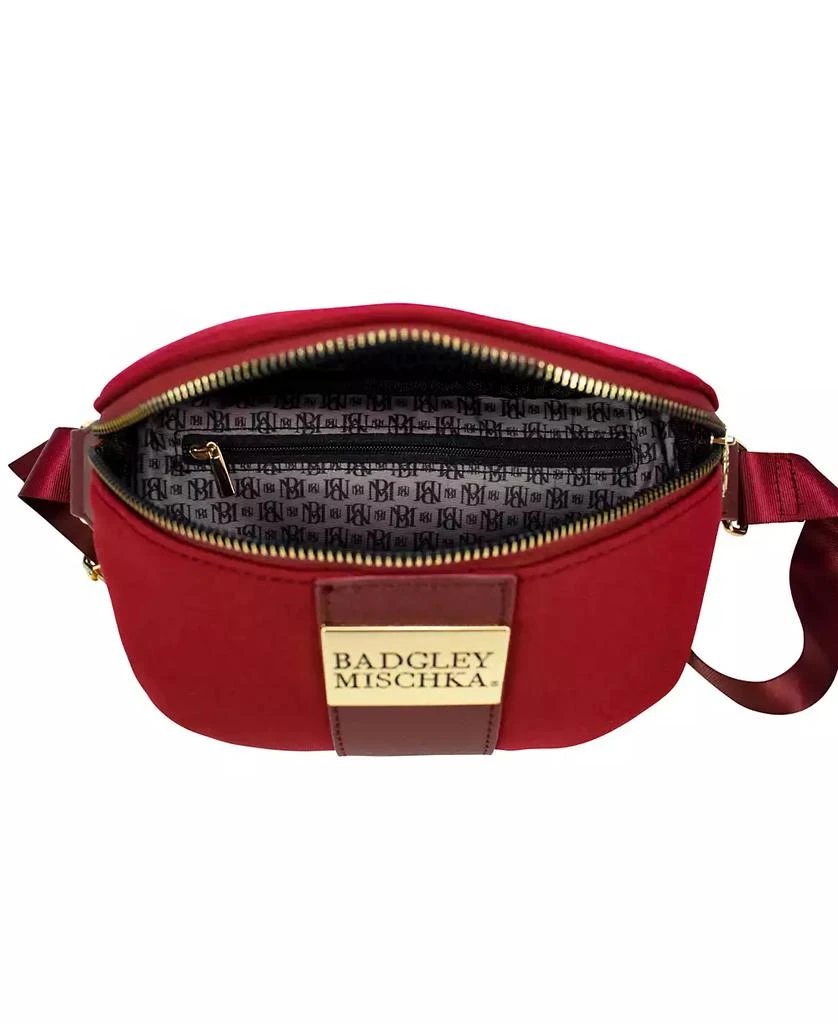 商品Badgley Mischka|Sage Women's Scuba Belt Bag Fanny Pack,价格¥295,第3张图片详细描述