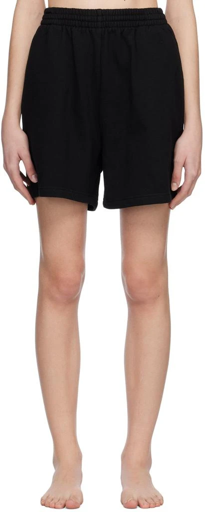 商品SKIMS|Black SKIMS Boyfriend Fleece Shorts,价格¥302,第1张图片