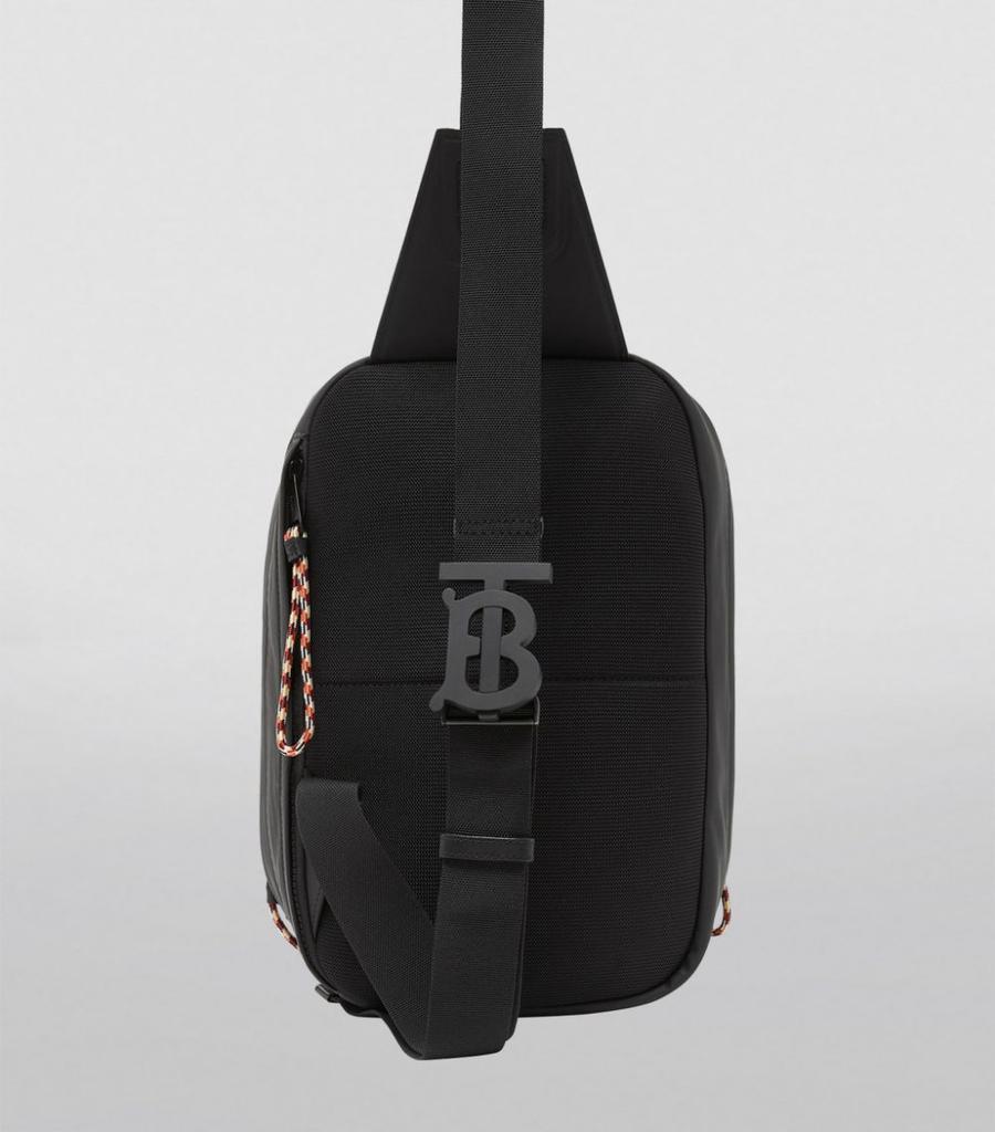 商品Burberry|Coated Canvas Horseferry Print Backpack,价格¥7383,第7张图片详细描述