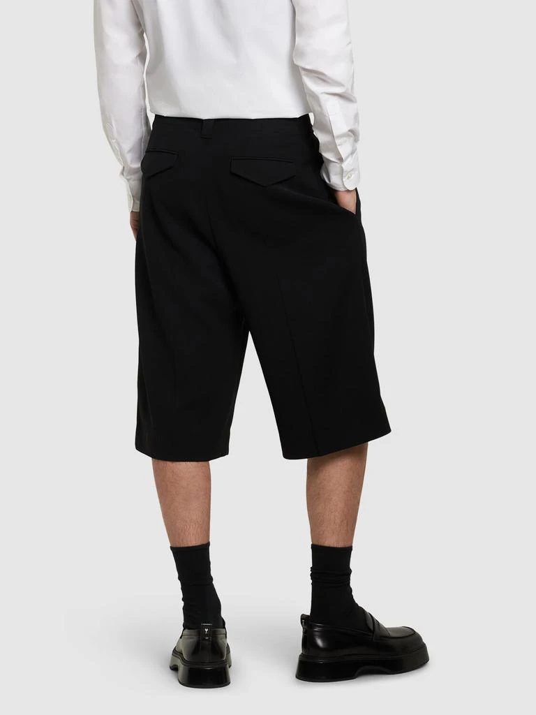 商品AMI|Long Wool Blend Twill Bermuda Shorts,价格¥4720,第2张图片详细描述