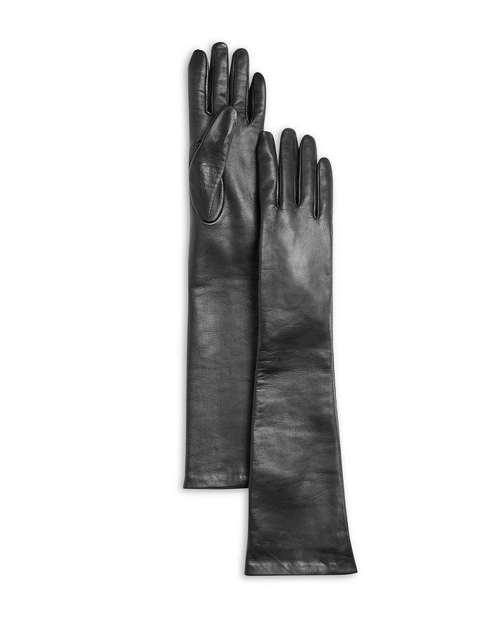 商品Bloomingdale's|Long Silk Lined Leather Opera Gloves - Exclusive,价格¥943,第1张图片