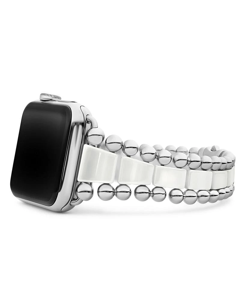商品LAGOS|White Ceramic Smart Caviar Apple™ Watch Band, 38mm-42mm,价格¥7364,第1张图片