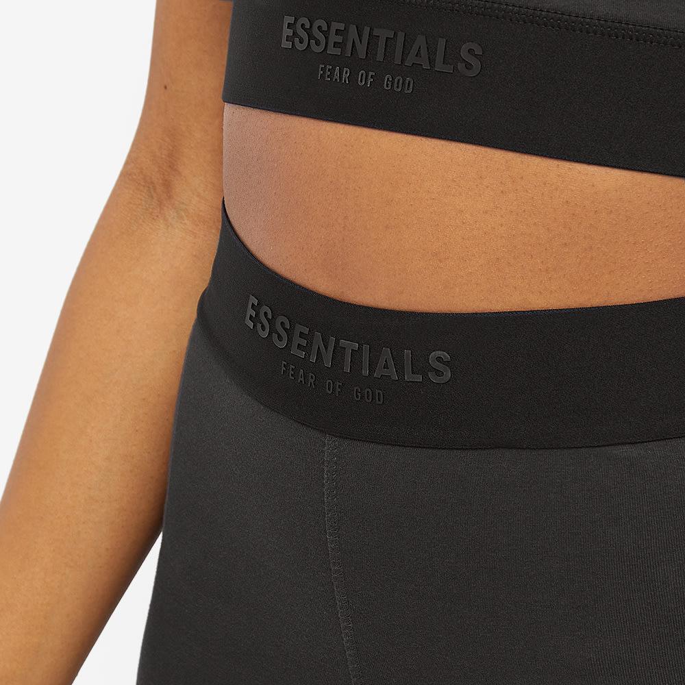 商品Essentials|Fear of God ESSENTIALS Women's Sports Cycling Short - Iron,价格¥365,第7张图片详细描述