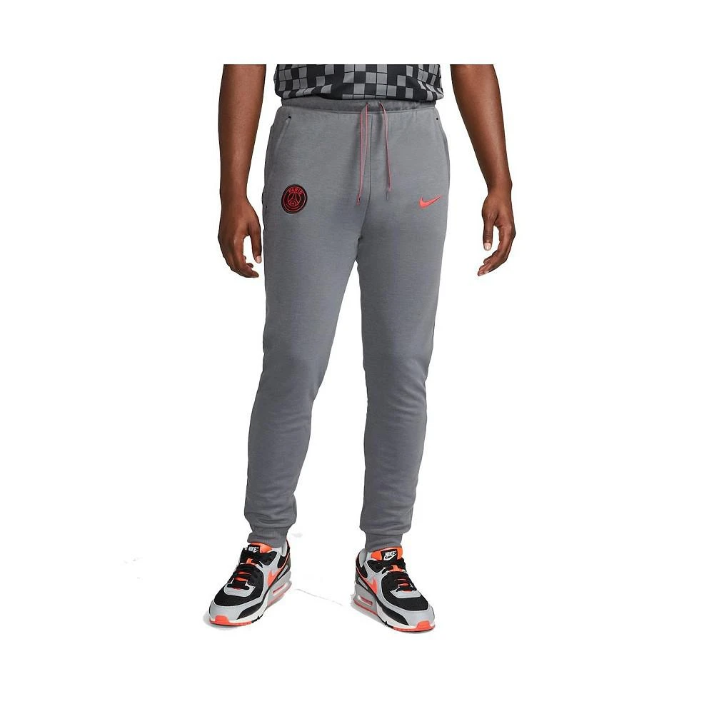 商品NIKE|Men's Gray Paris Saint-Germain Performance Travel Fleece Pants,价格¥704,第5张图片详细描述