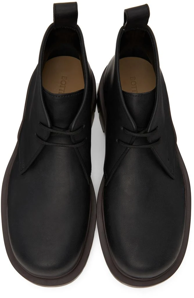 商品Bottega Veneta|Black & Brown Tire Desert Boots,价格¥8003,第5张图片详细描述